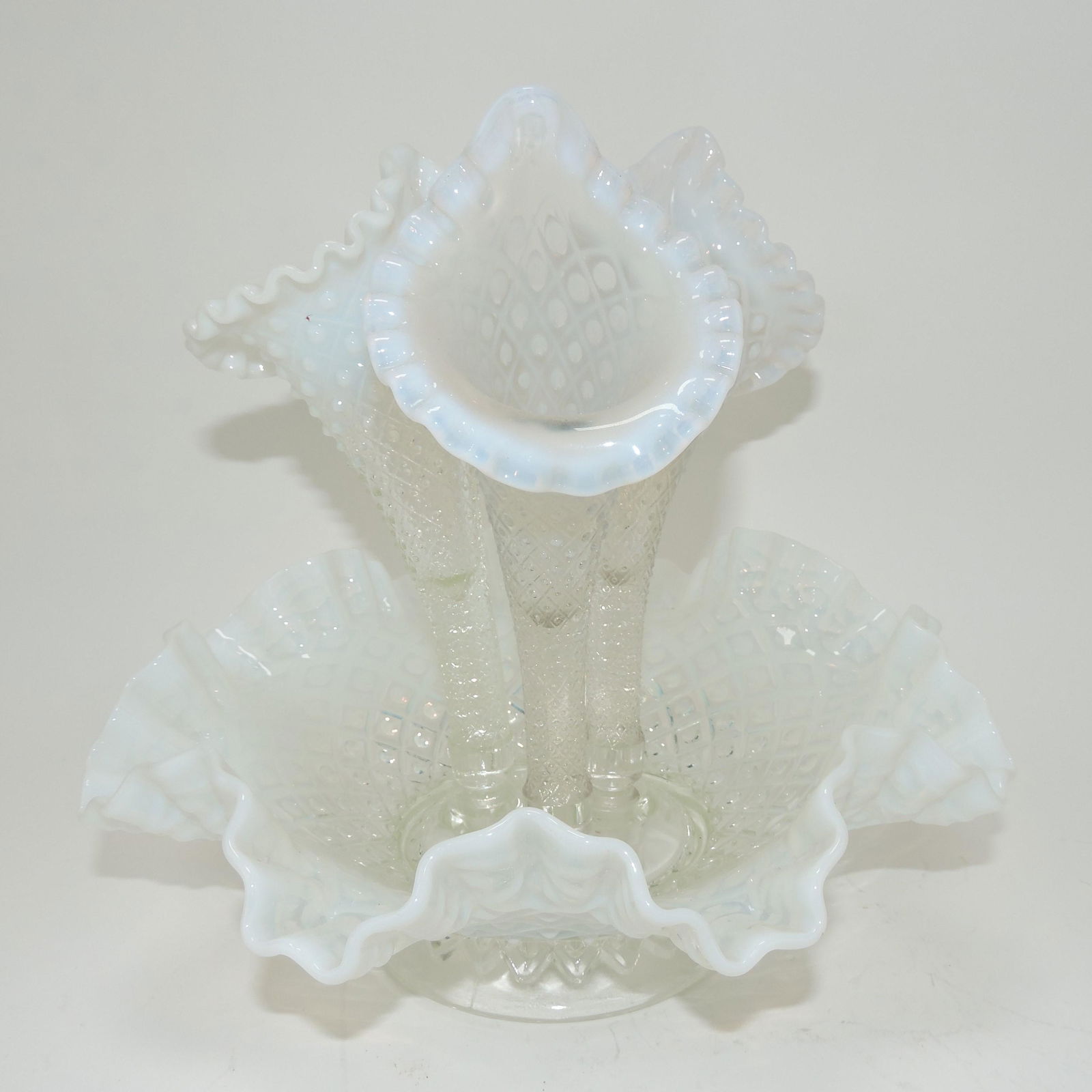 Fenton opalescent diamond lace (1 of 1)