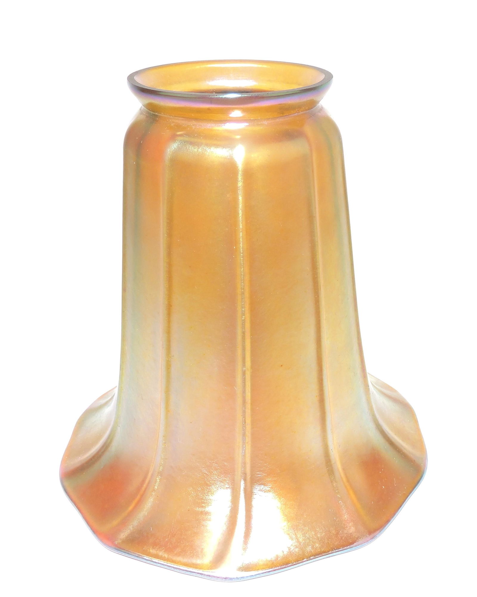 Steuben gold aurene lamp shade (1 of 1)