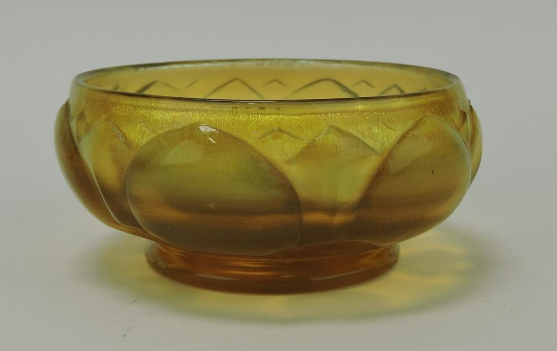LCT Favrile Tiffany art glass salt cellar, (1 of 1)