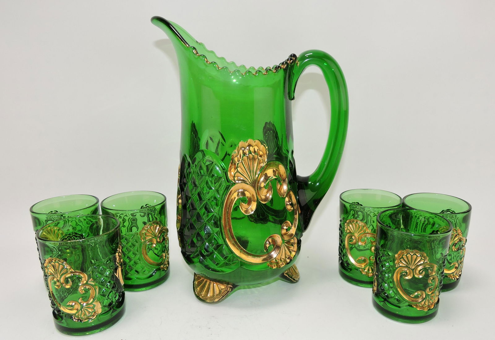 EAPG green Croesus 7 piece water (1 of 1)