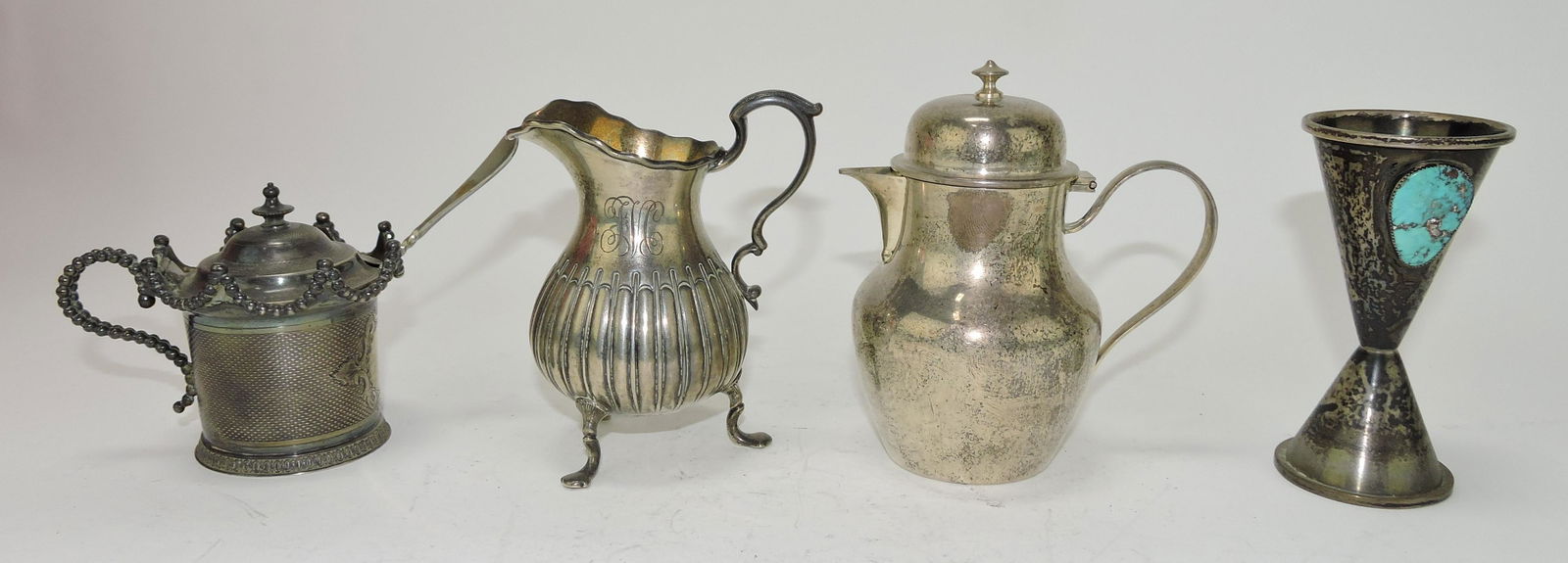 Lot of 4 silver pieces: W & H mustard (1 of 1)