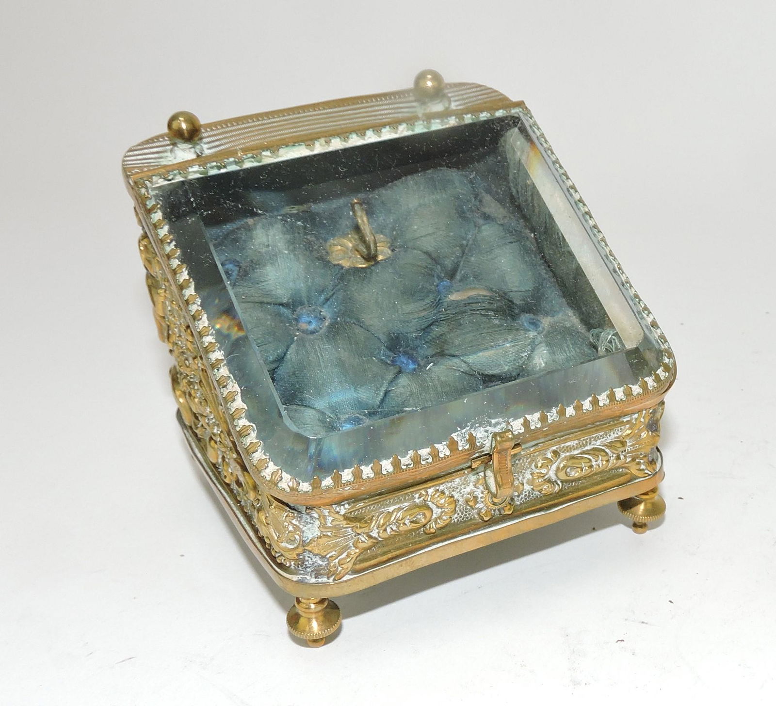 Victorian brass pocket watch case (1 of 2)