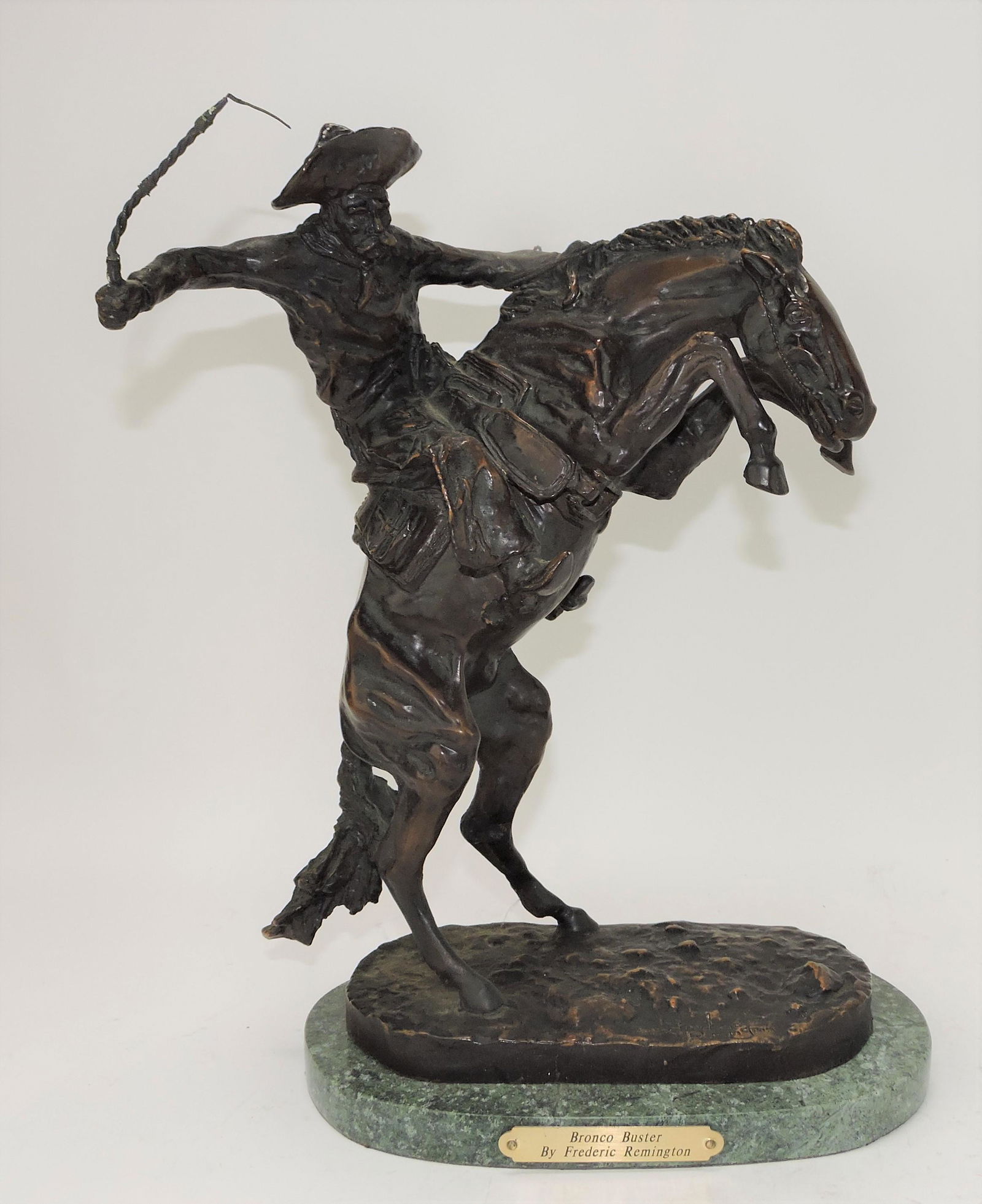 Frederic Remington bronze, recast, (1 of 1)