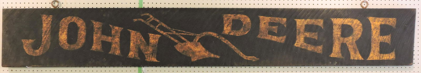 Wooden John Deere sign with (1 of 1)
