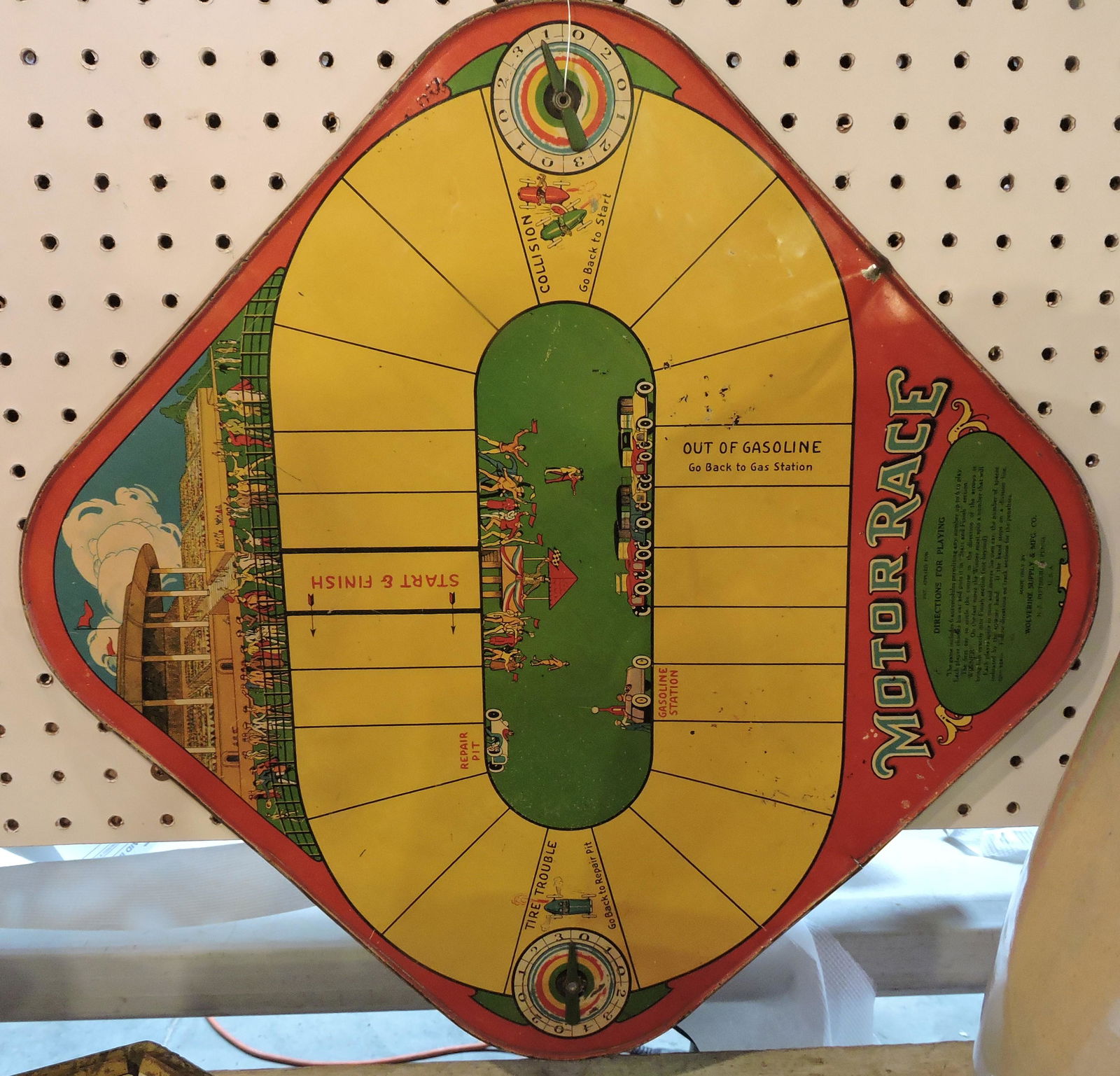 Wolverine tin lithograph 'Motor (1 of 2)