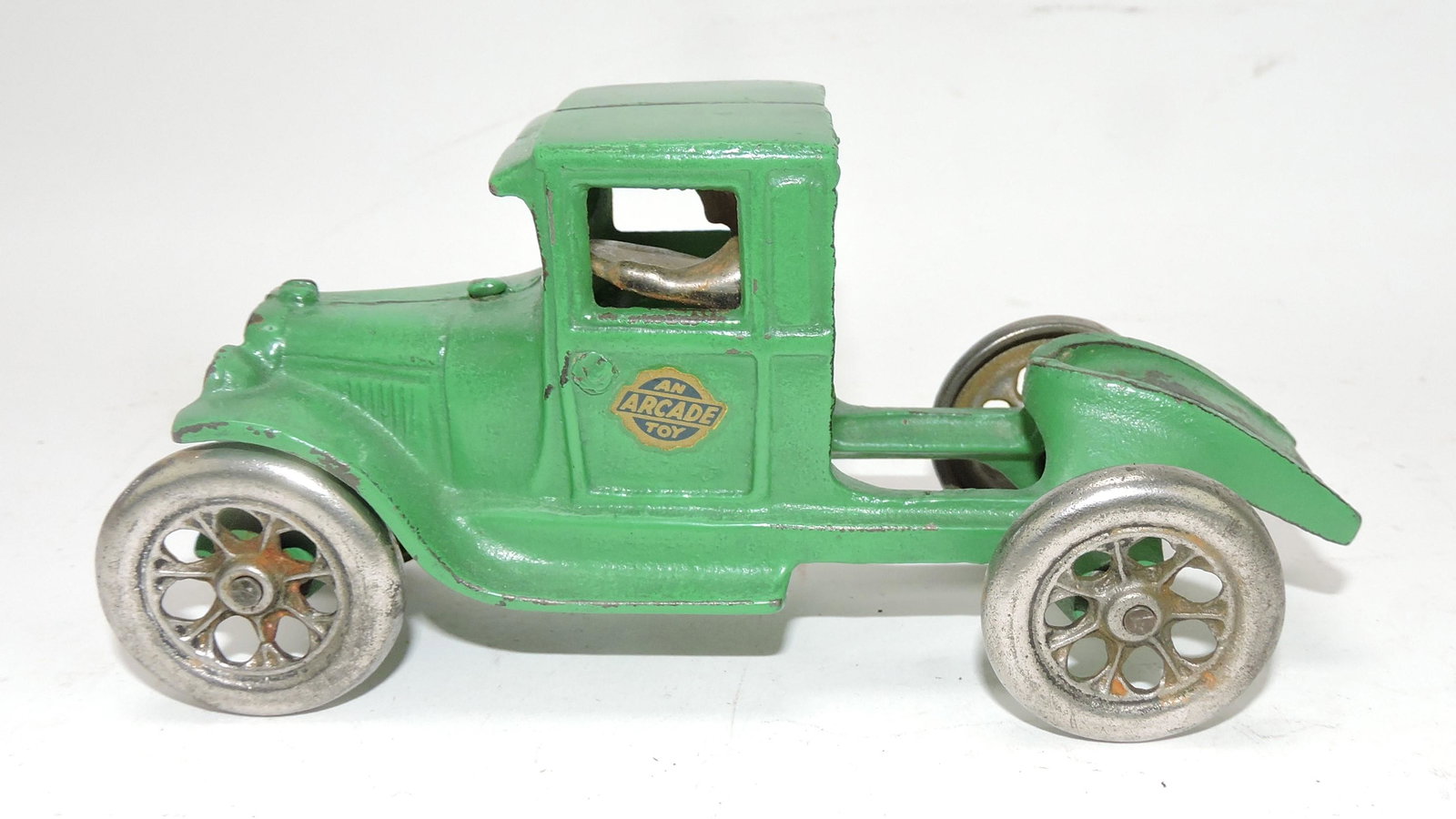 Arcade cast iron semi truck with: label, 6 3/4"