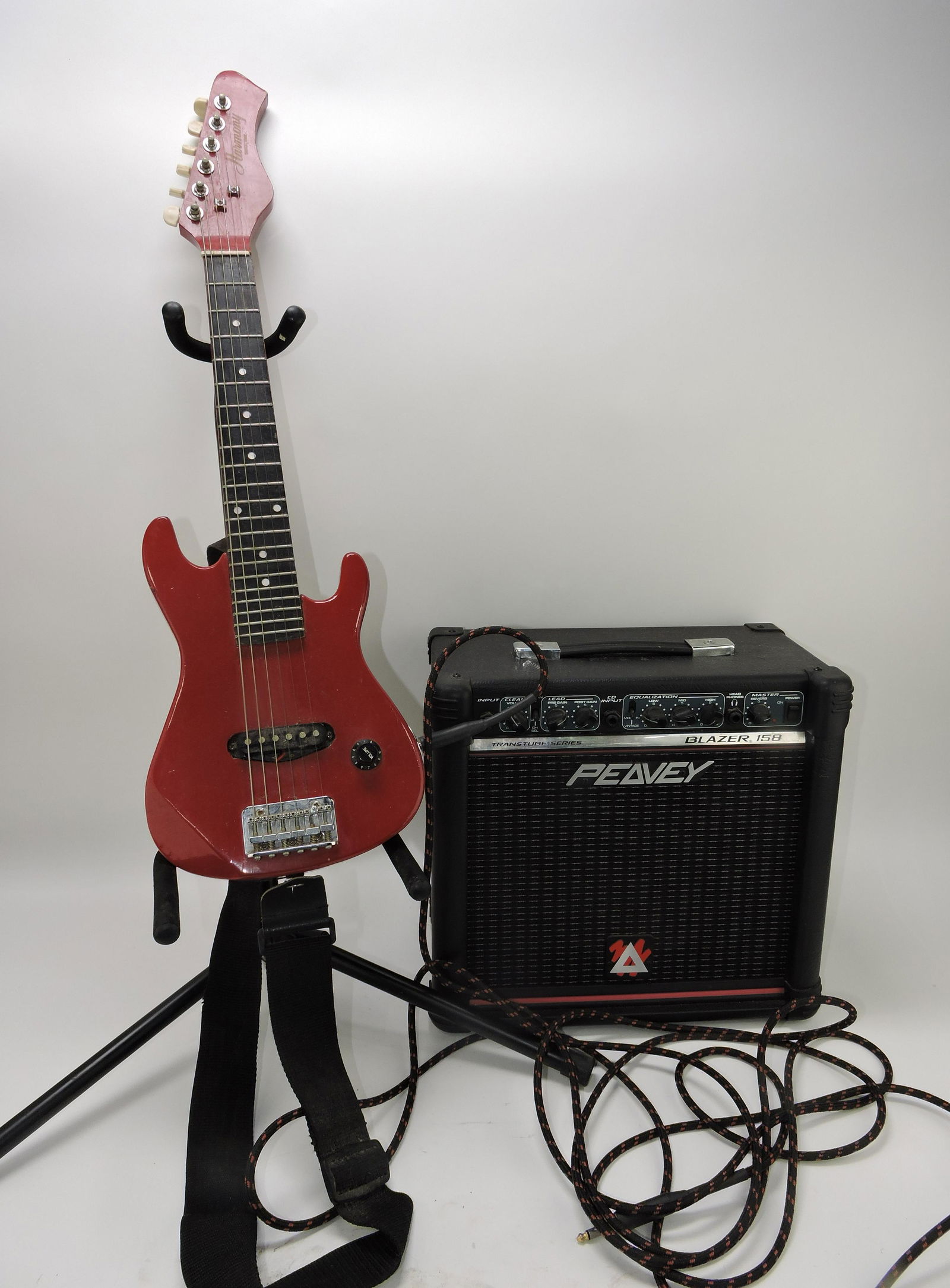 Harmony electric guitar and (1 of 5)