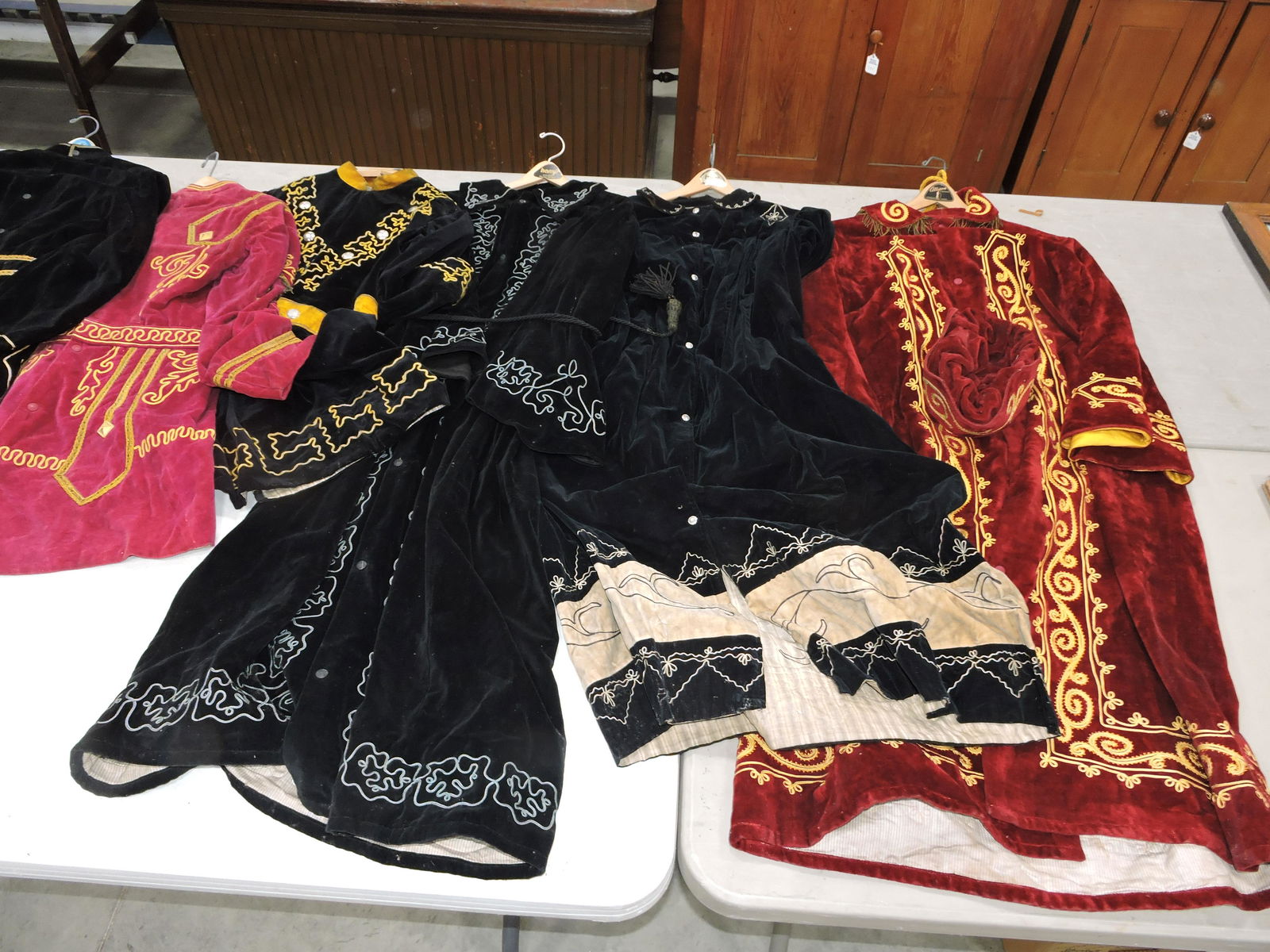 Lot of 9 Odd Fellows robes (1 of 2)