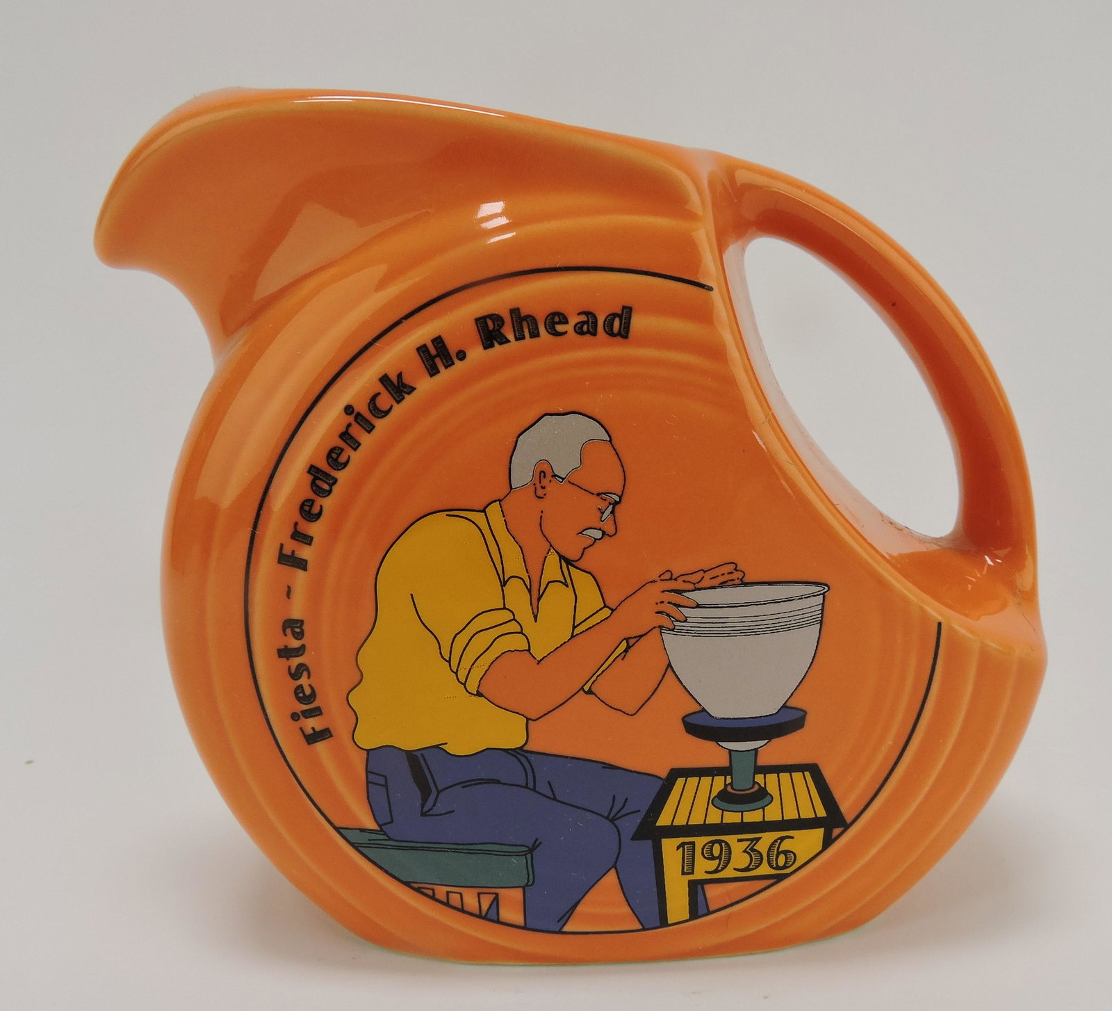 Fiesta Post 86 disc juice pitcher, (1 of 1)