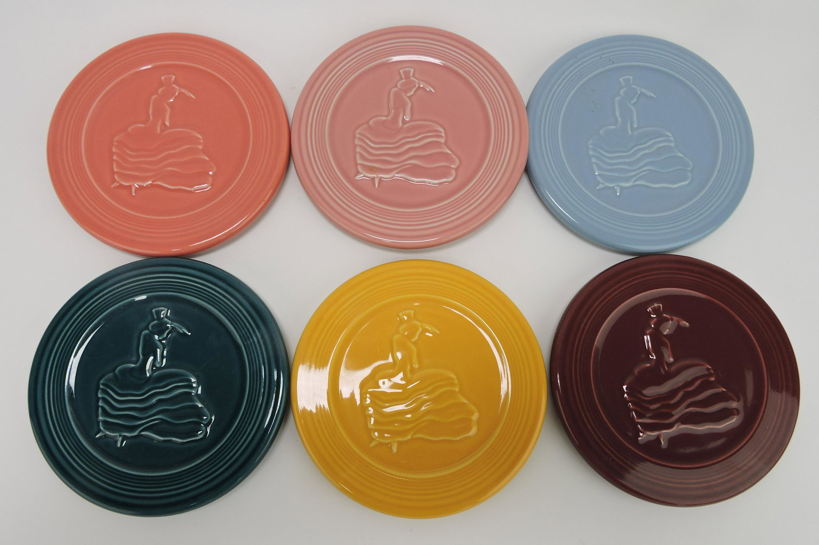 Fiesta Post 86 lot of 6 dancing girl (1 of 1)