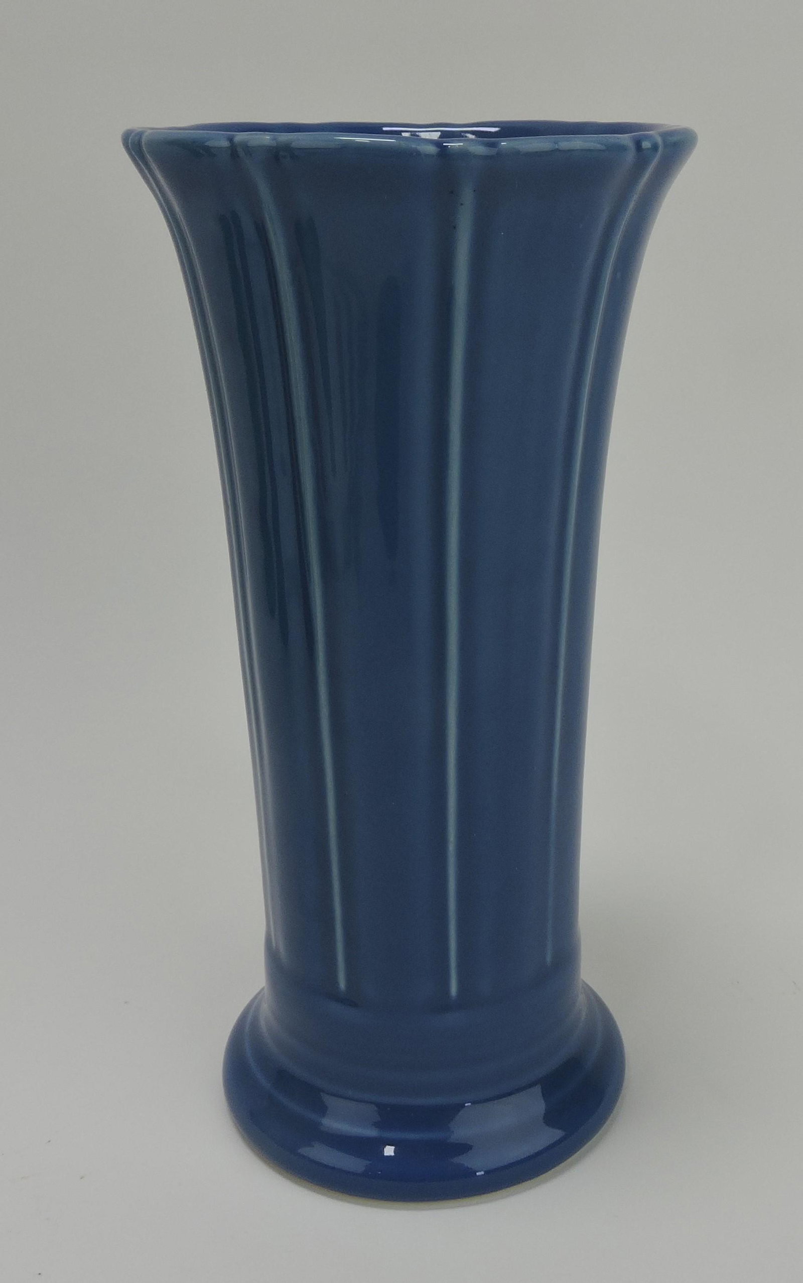 Fiesta Post 86 8" flower vase, lapis (1 of 1)