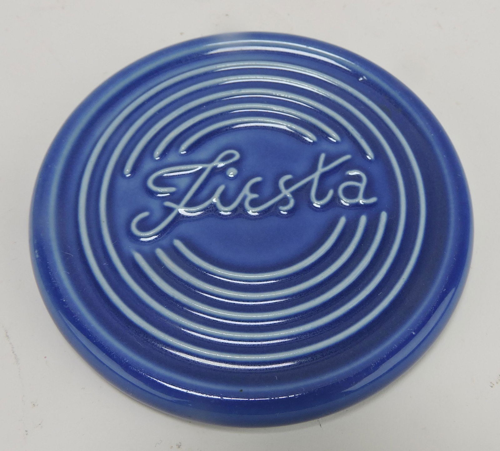 RARE Fiesta Post 86 sapphire coaster, (1 of 2)