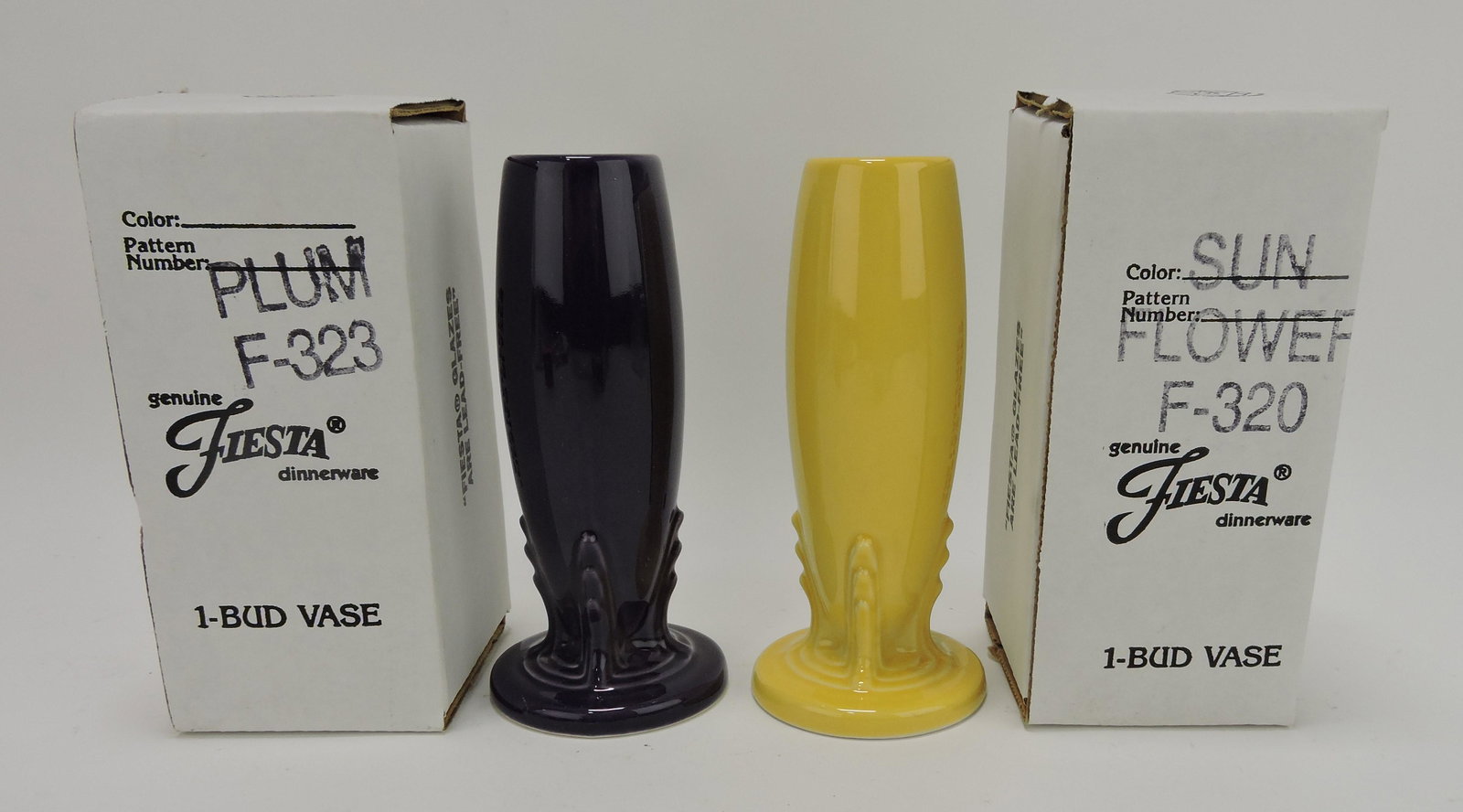 Fiesta Post 86 lot of 2 bud vases, (1 of 1)