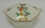 HLC covered casserole with floral