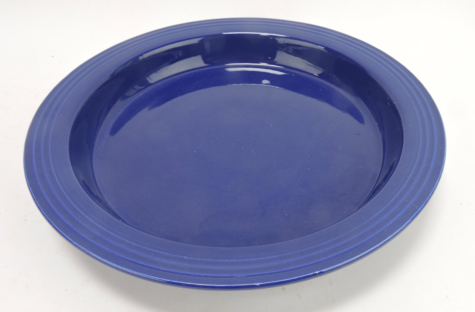 Fiesta relish tray base, cobalt, minor (1 of 1)