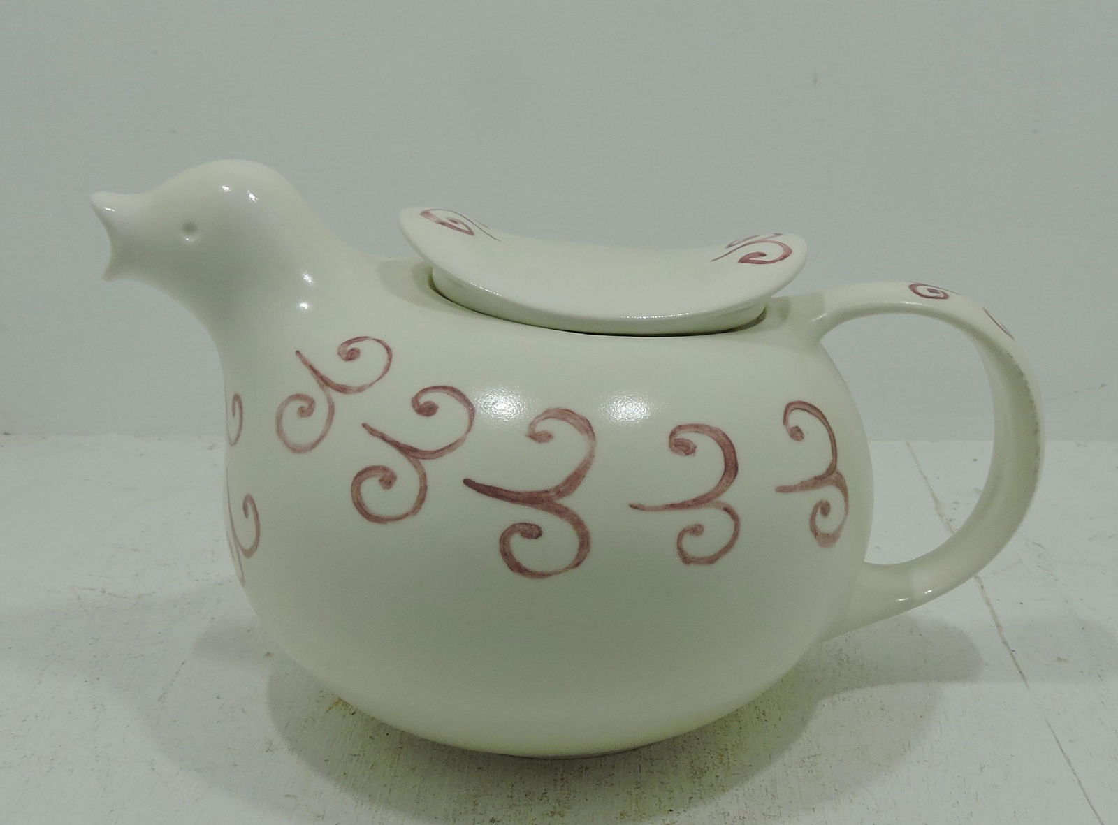 Hall China bird shape teapot, 6 1/2"h (1 of 1)