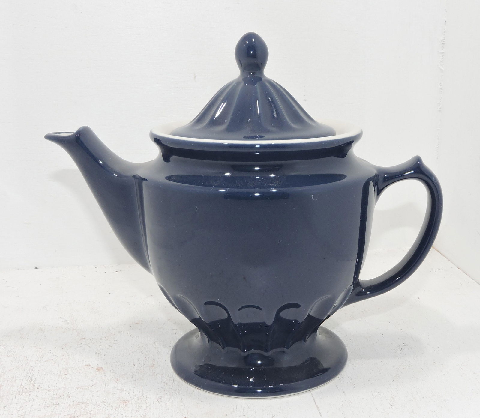 Hall China Centennial teapot, cobalt (1 of 1)