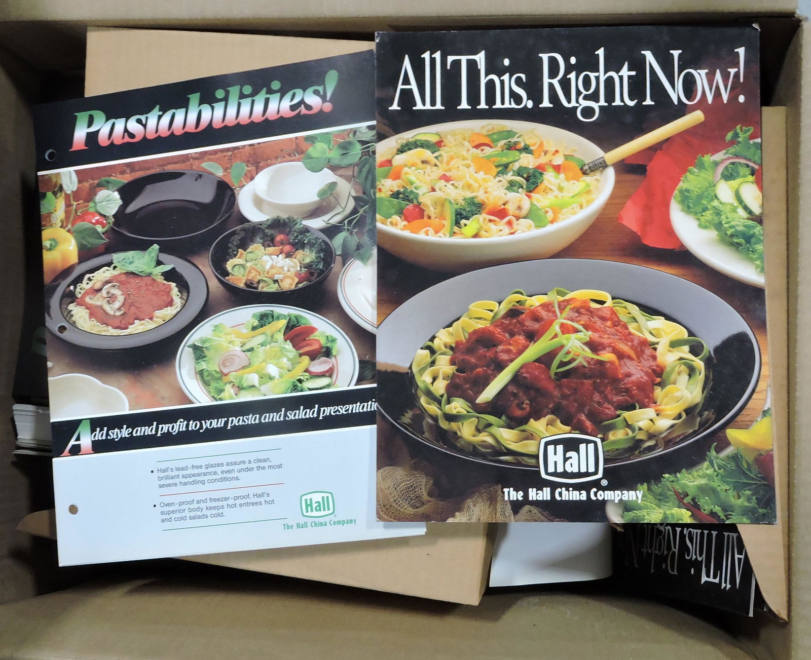 Hall China box of sales brochures (1 of 1)