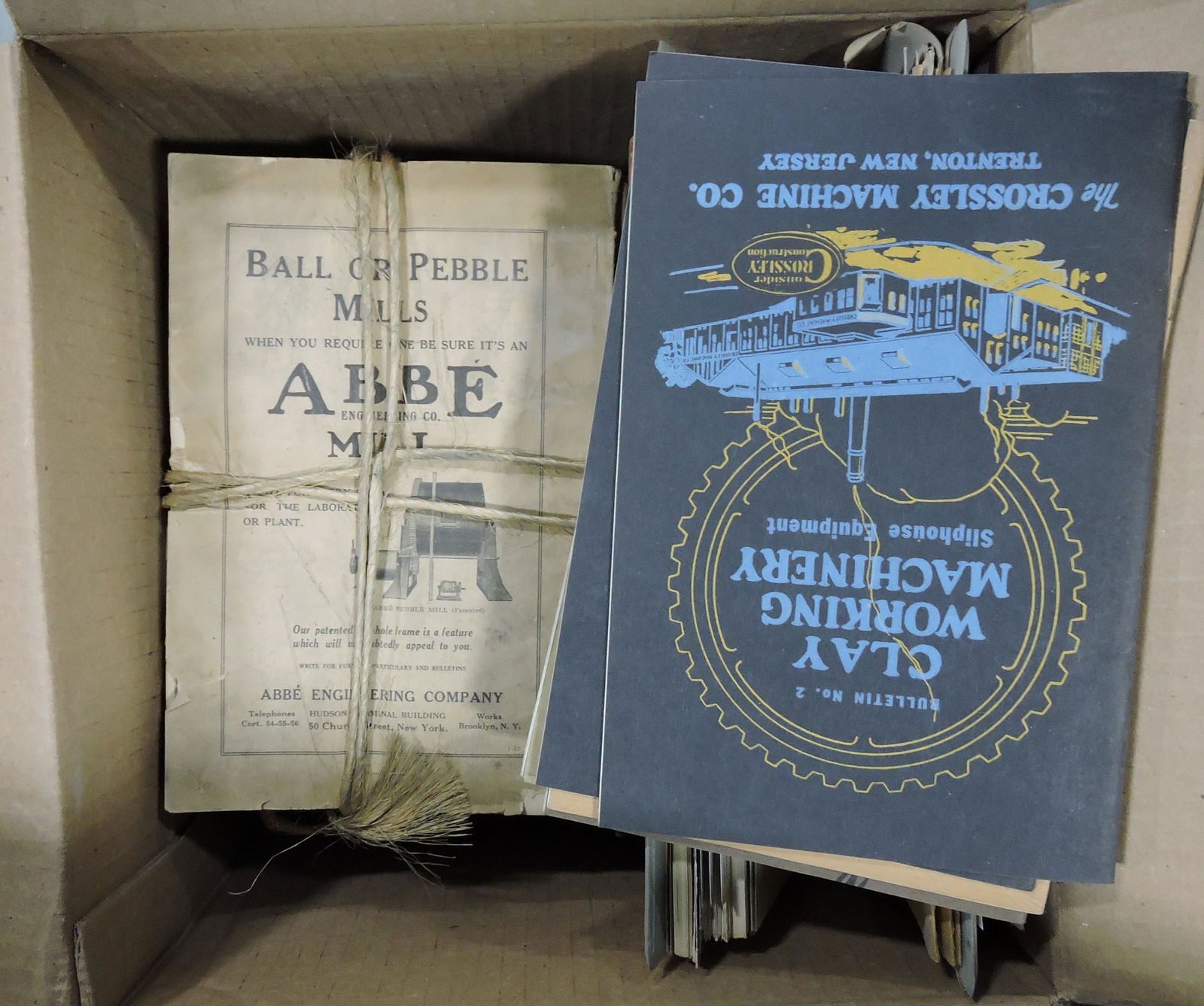 Hall China box of ephemera (1 of 1)