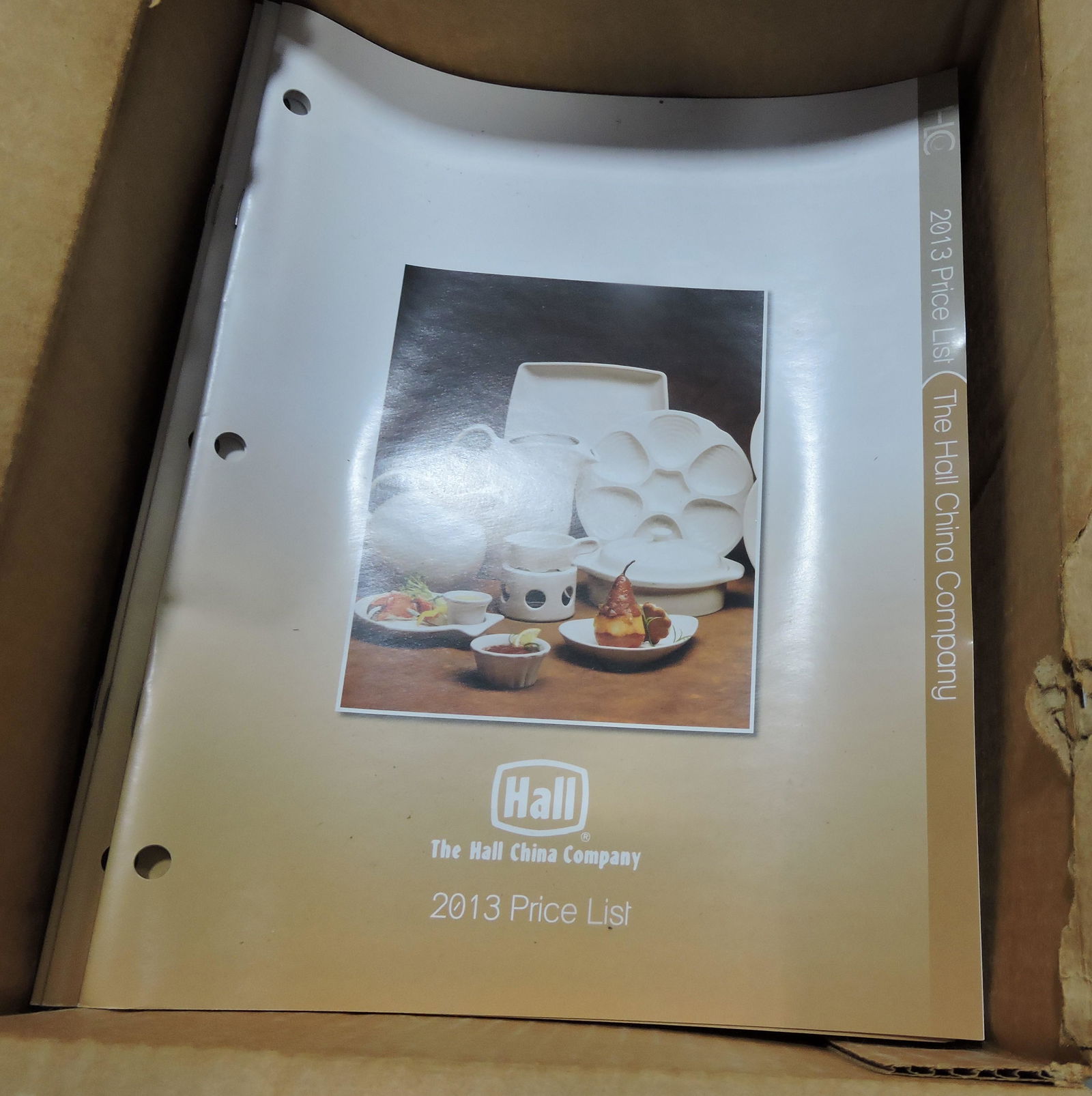 Hall China box of ephemera (1 of 1)