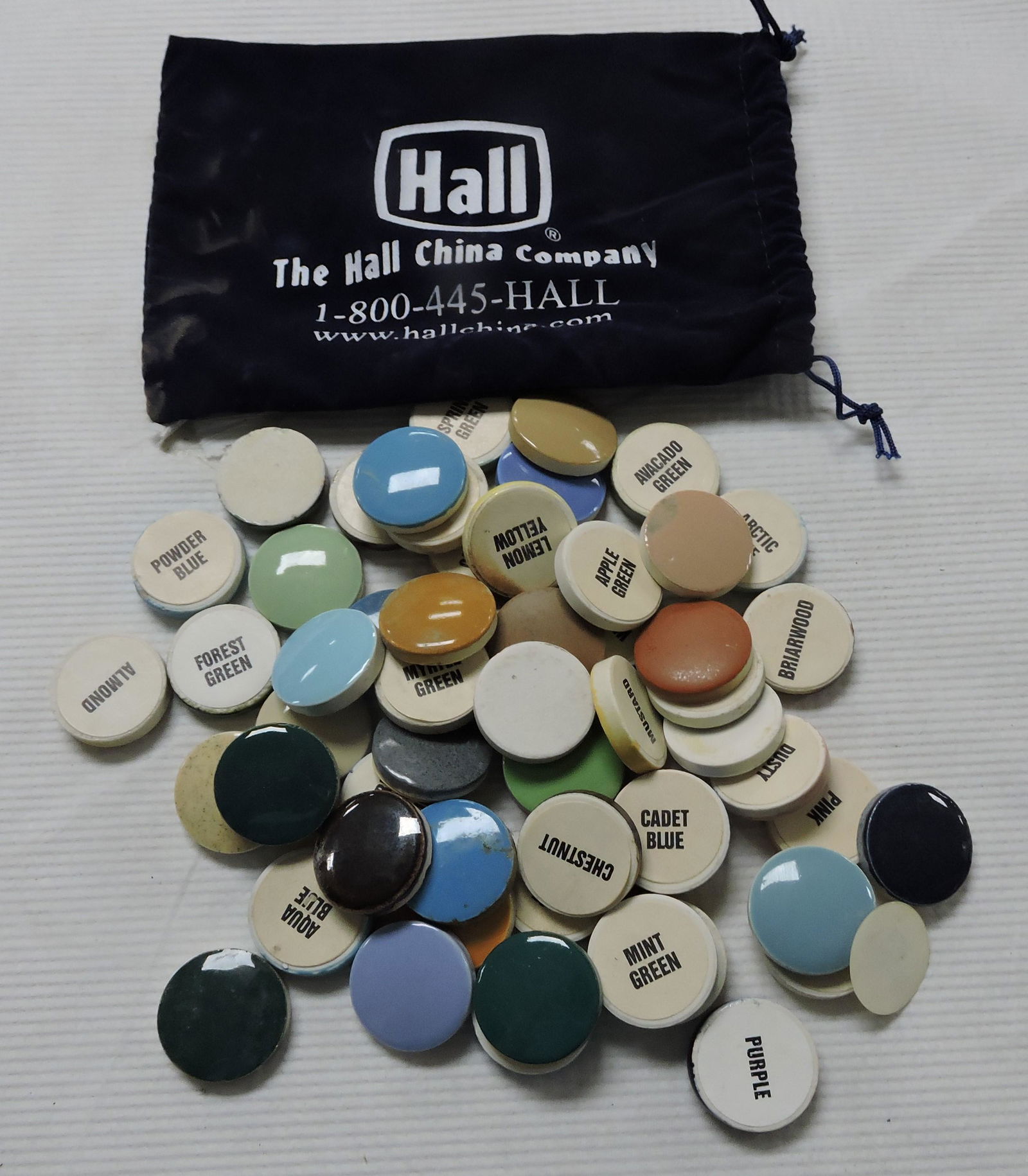 Hall China felt bag of color chips (1 of 1)