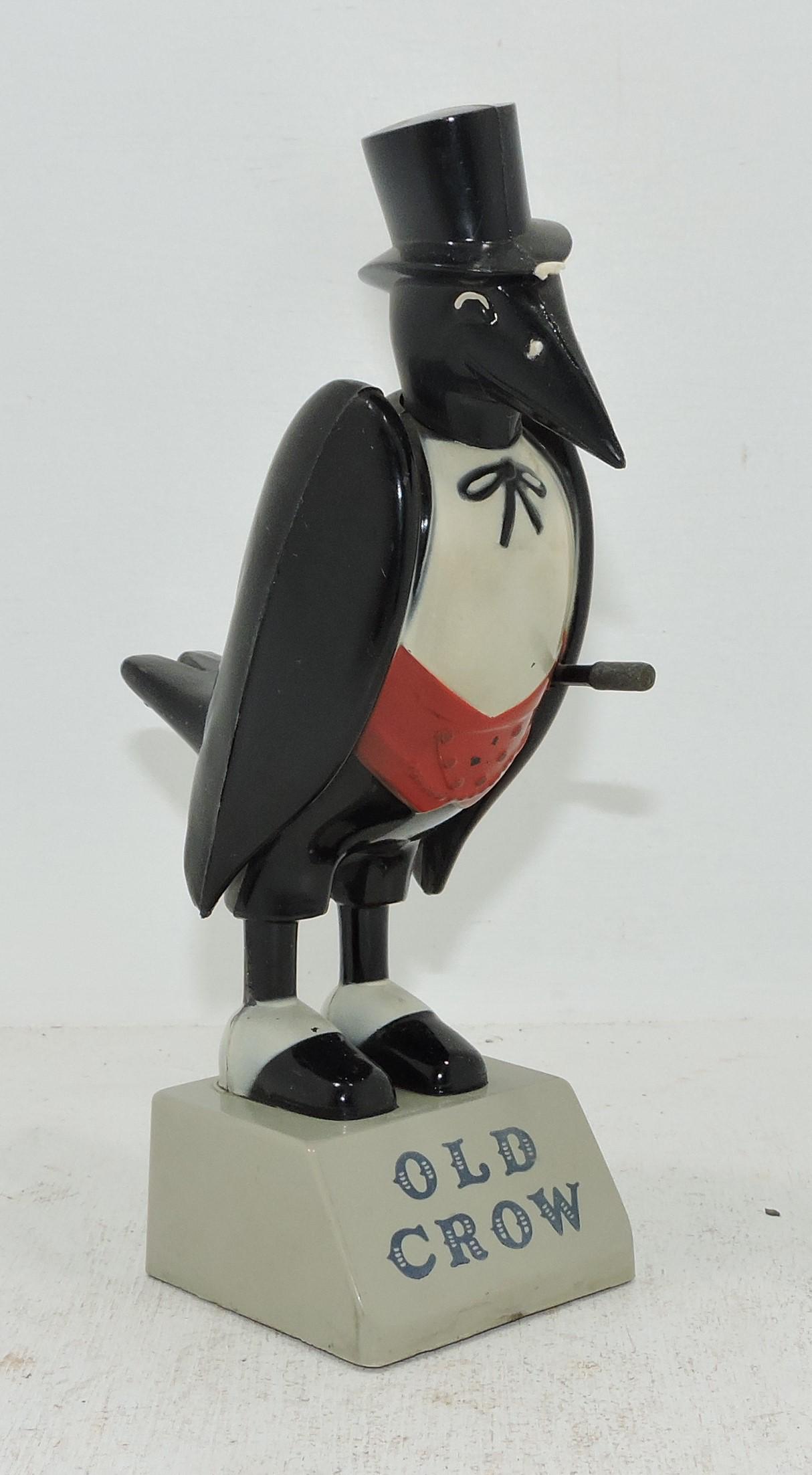 Old Crow plastic advertising figure, (1 of 1)