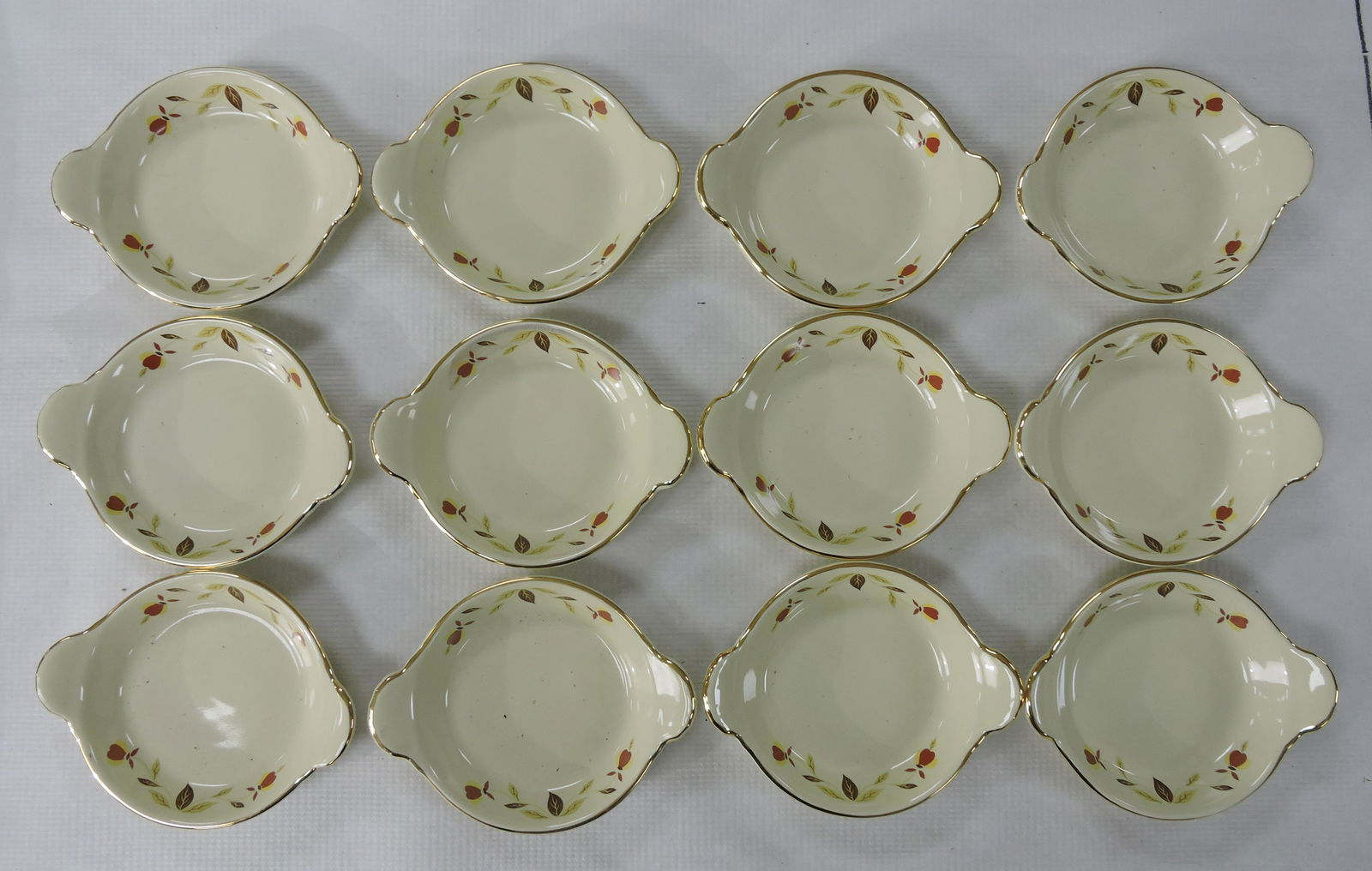 Hall China Autumn Leaf set of 12 - 6" (1 of 1)