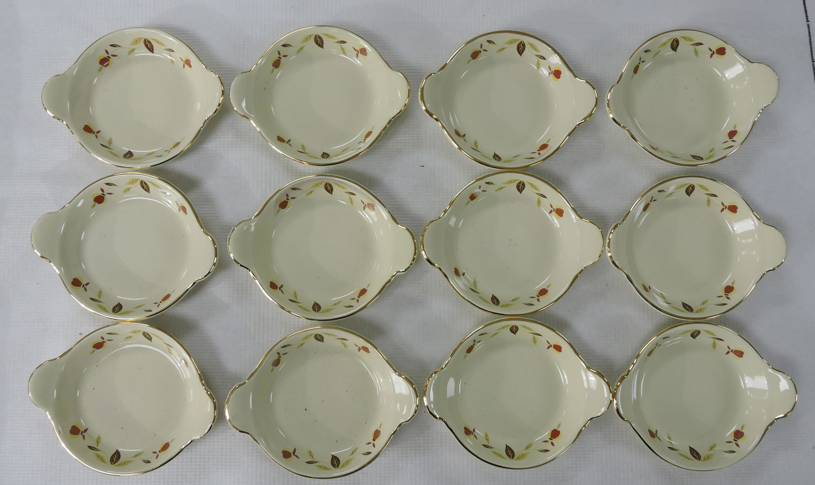 Hall China Autumn Leaf set of 12 - 6" (1 of 1)