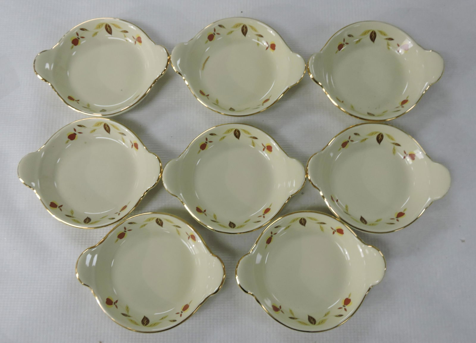 Hall China Autumn Leaf set of 8 - 6" (1 of 1)