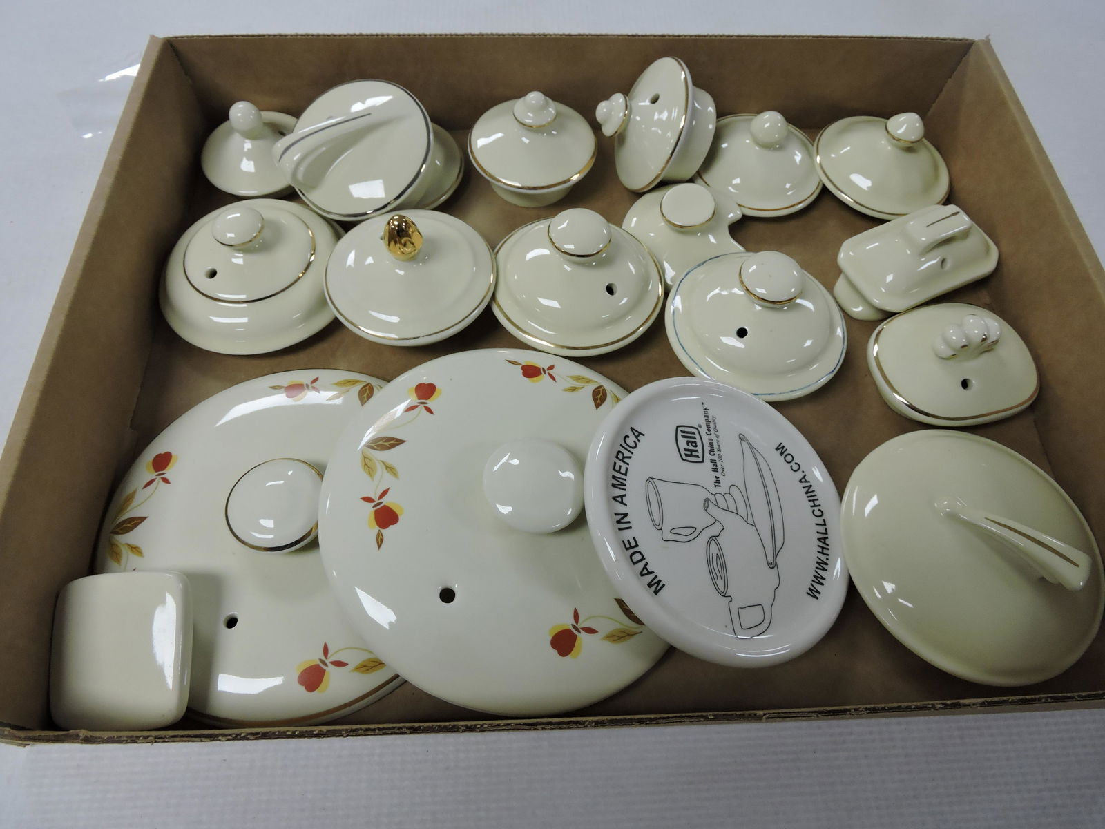 Hall China lot of teapot and other lids Oct 31, 2022 Strawser