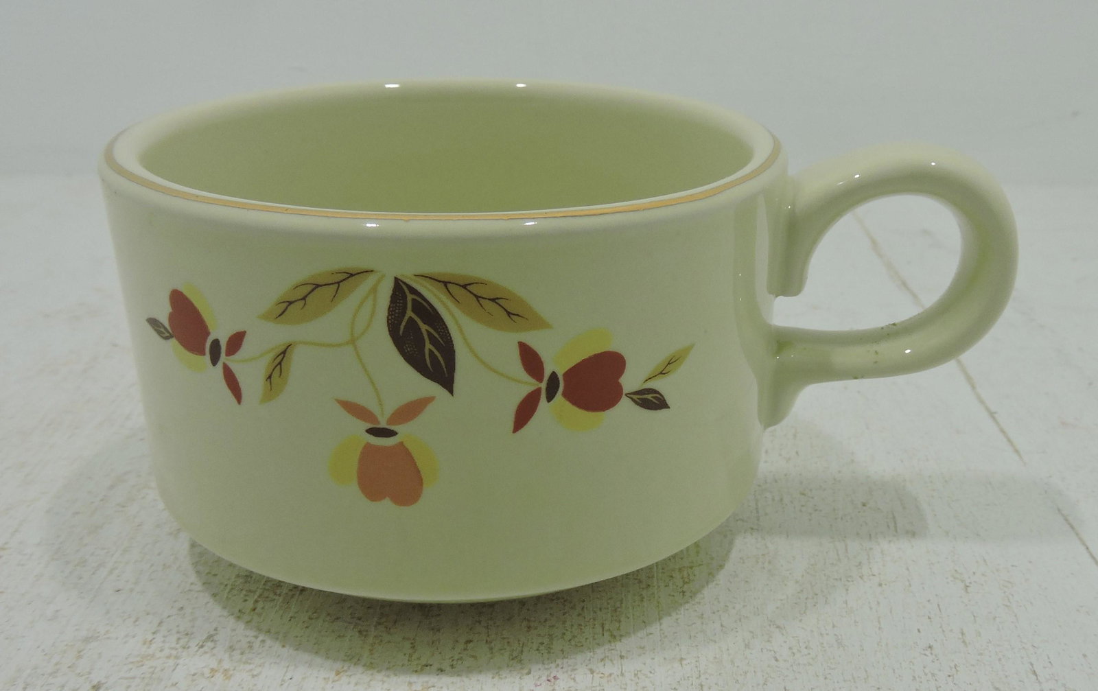 Hall China Autumn Leaf lot of 8 soup cups,: 2007 NALCC