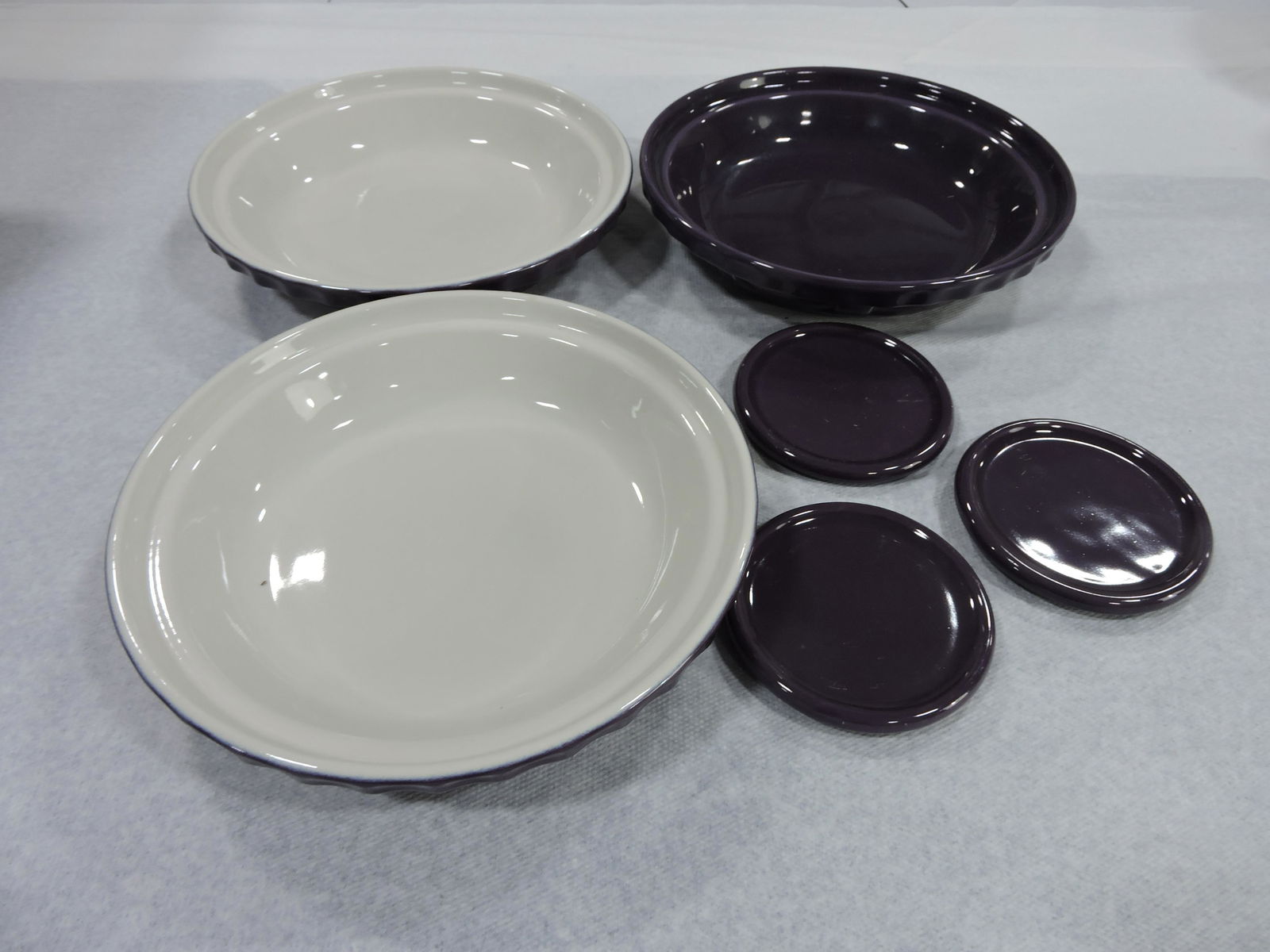 Hall China Longaberger eggplant purple lot (1 of 1)