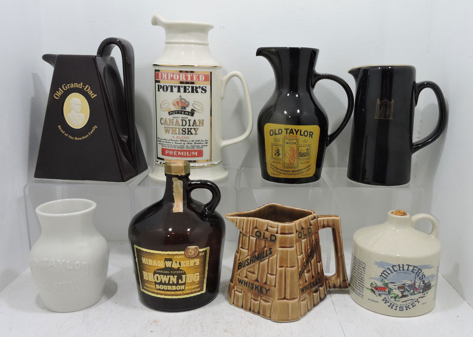 Hall China & other lot of 8 jugs & pitchers (1 of 1)