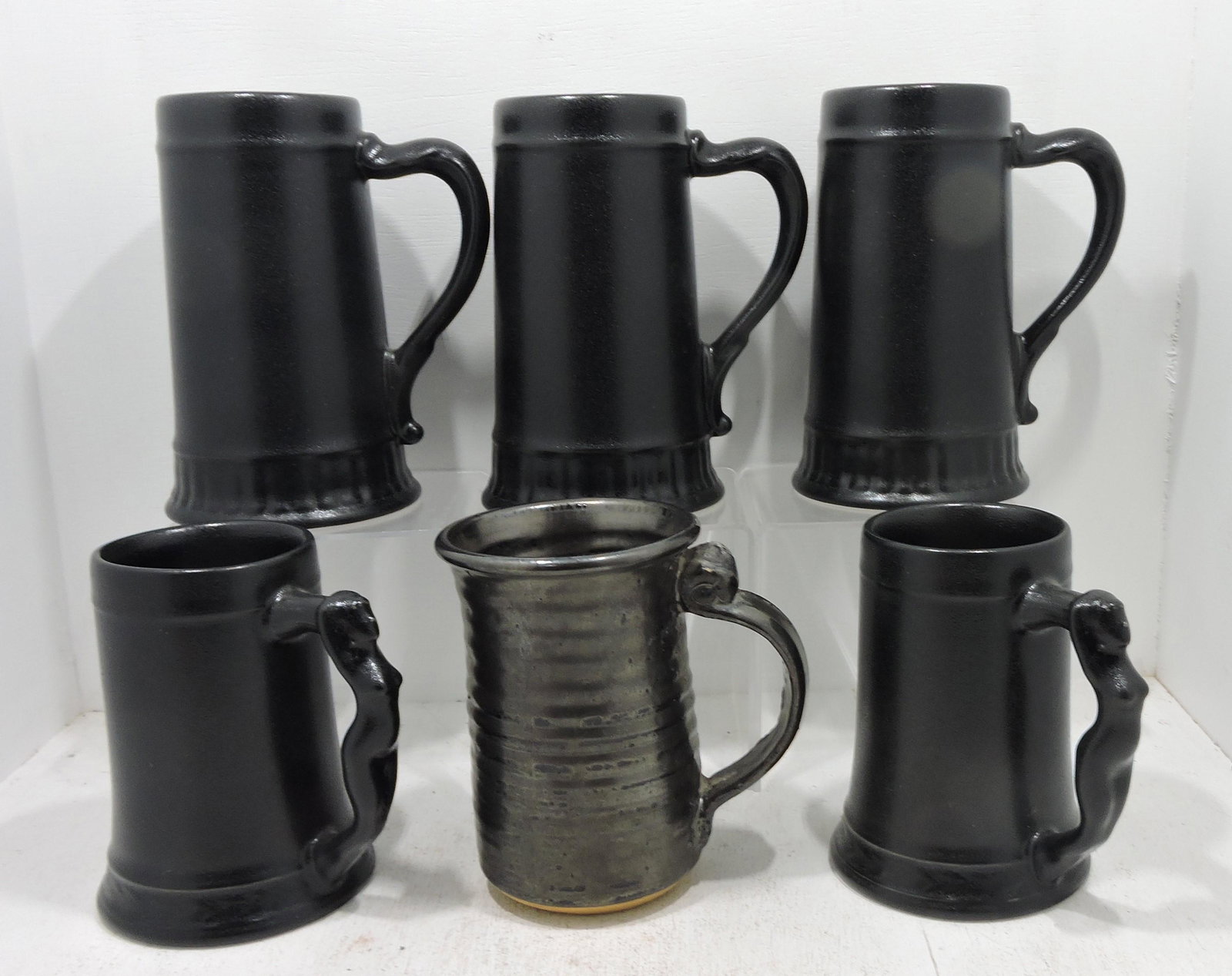 Hall China lot of 6 mugs: .