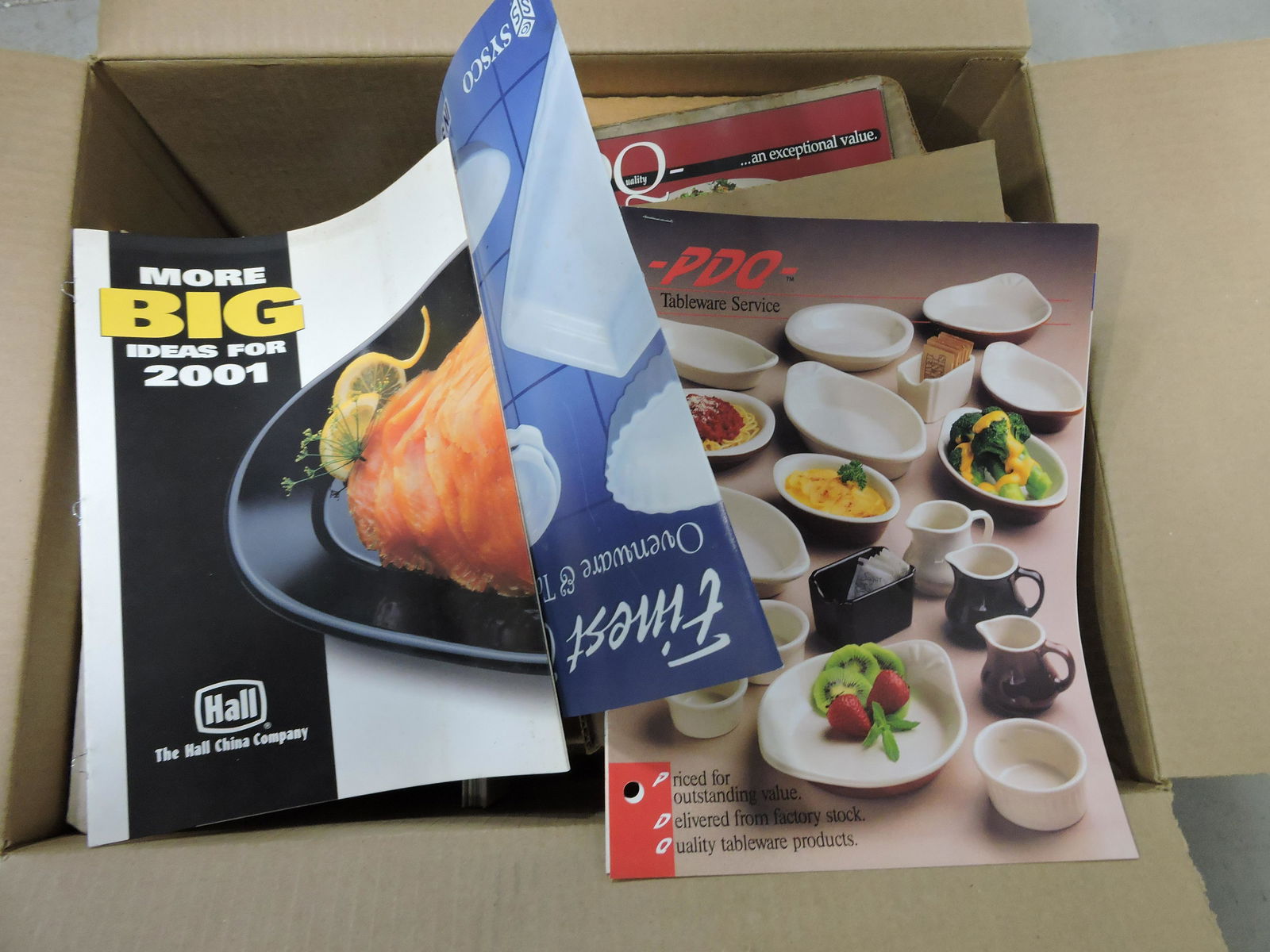 Hall China box of sales brochures (1 of 1)