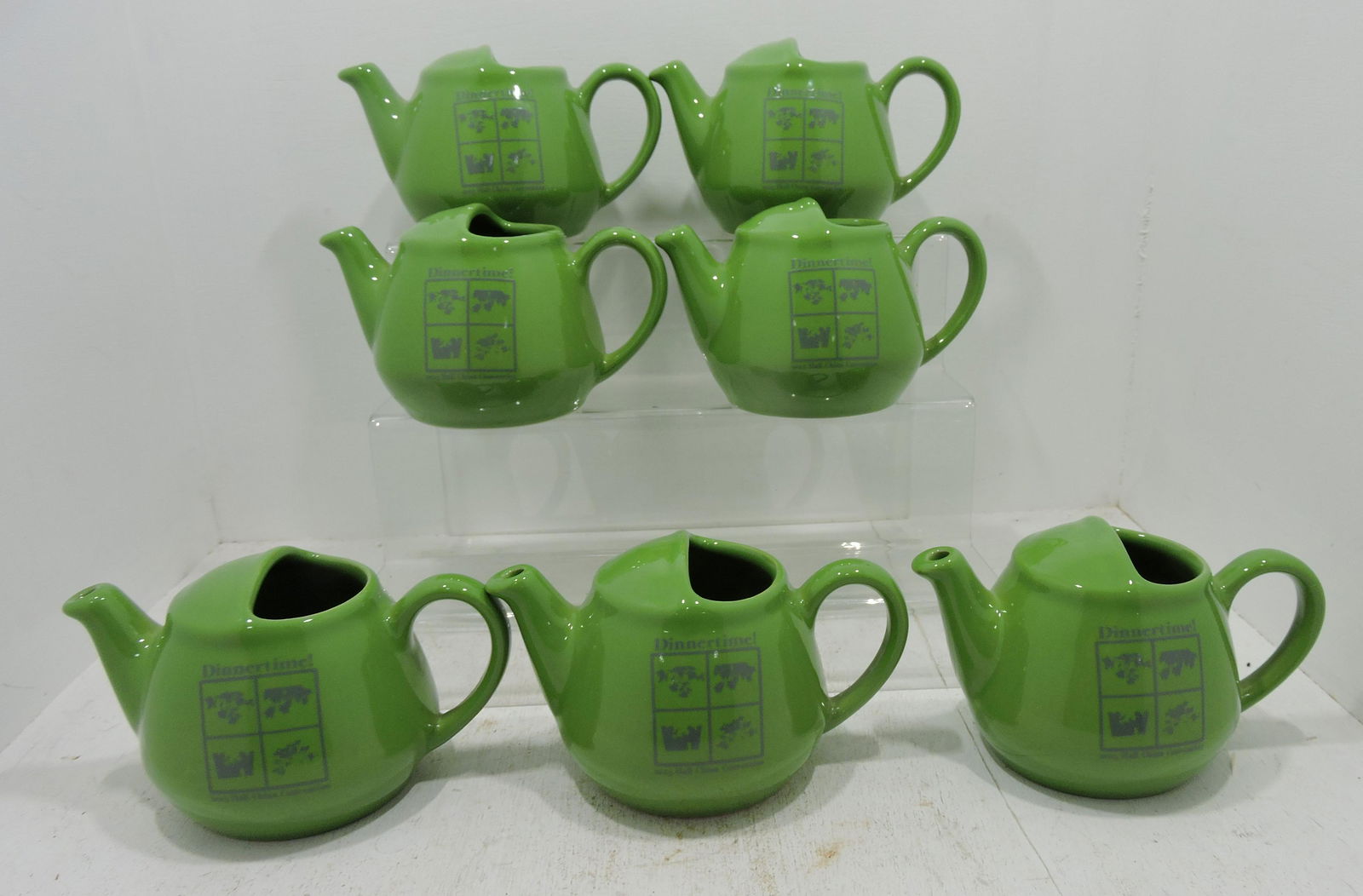 Hall China lot of 7 teapots, 2015 Hall China (1 of 1)