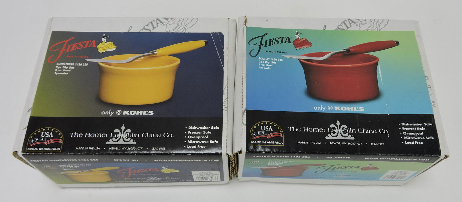 Fiesta Post 86 lot of 2 two piece dip (1 of 1)