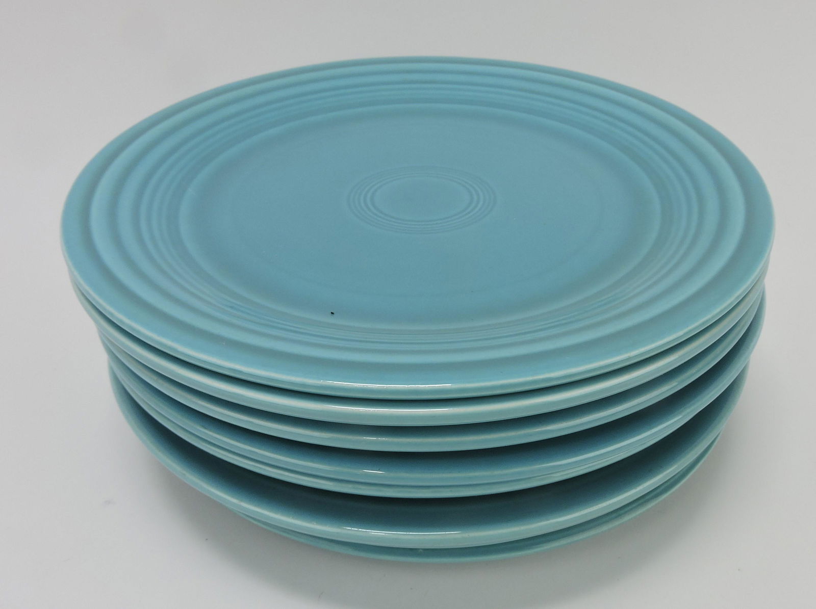 Fiesta 9" plate group, 8 turquoise (1 of 1)