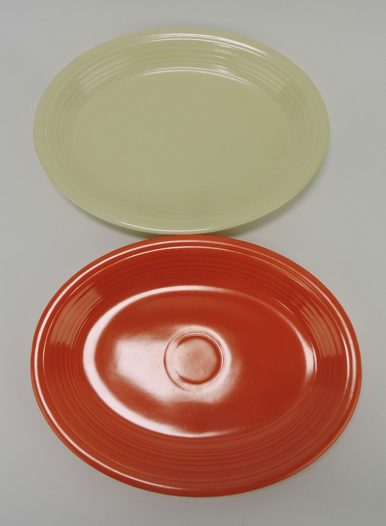 Fiesta platter group, red & ivory (1 of 1)