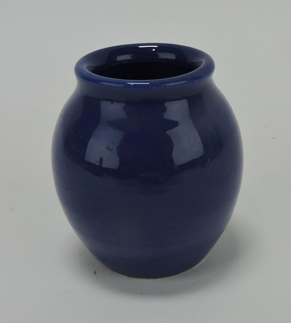Fiesta World's Fair cobalt vase, 1940, (1 of 2)