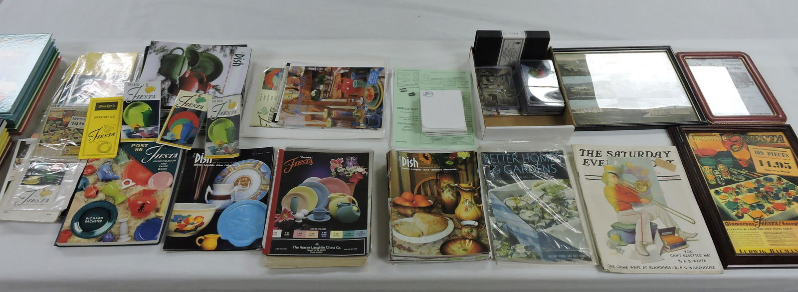 Large lot of Fiesta ephemera, price lists, (1 of 5)