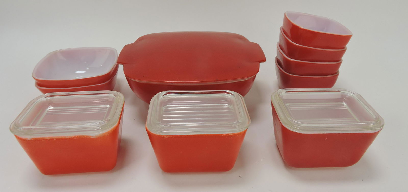 Pyrex lot of 10 pieces: .