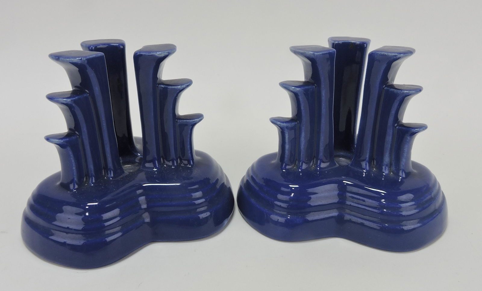 Fiesta tripod candle holder, pair, (1 of 1)