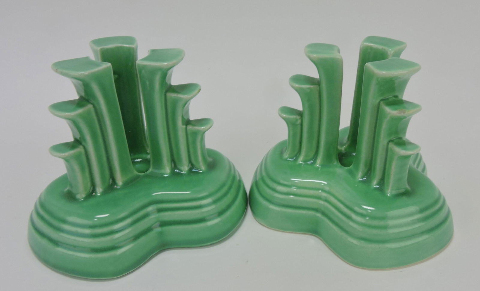 Fiesta tripod candle holder, pair, (1 of 1)