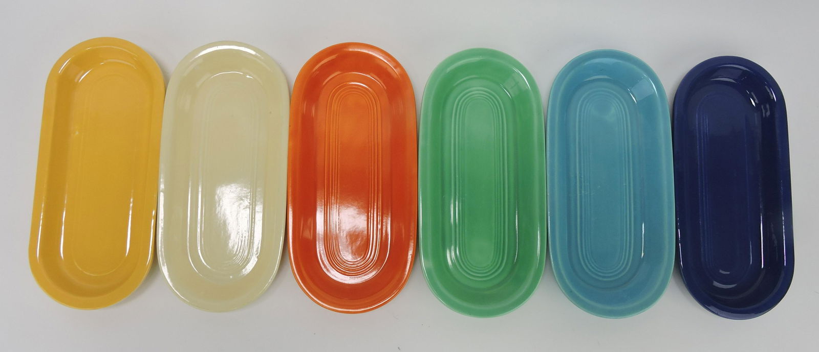 Fiesta utility tray group, all 6 original (1 of 1)