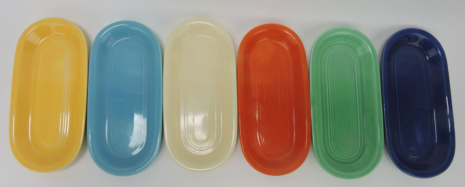 Fiesta utility tray group, all 6 original (1 of 1)