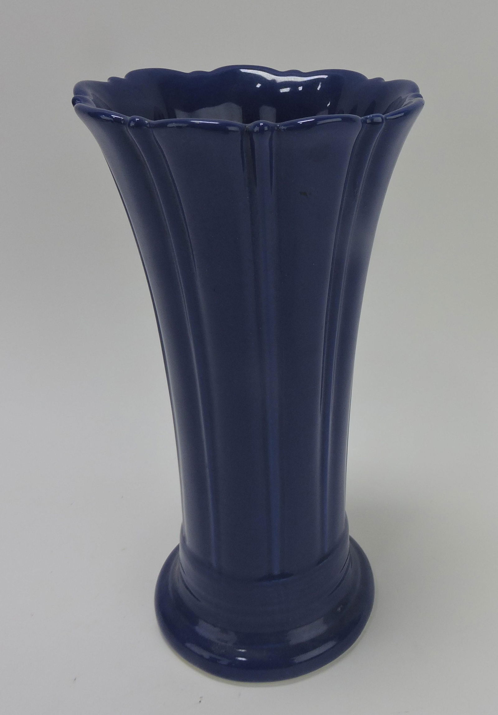 Fiesta 10" flower vase, cobalt (1 of 1)