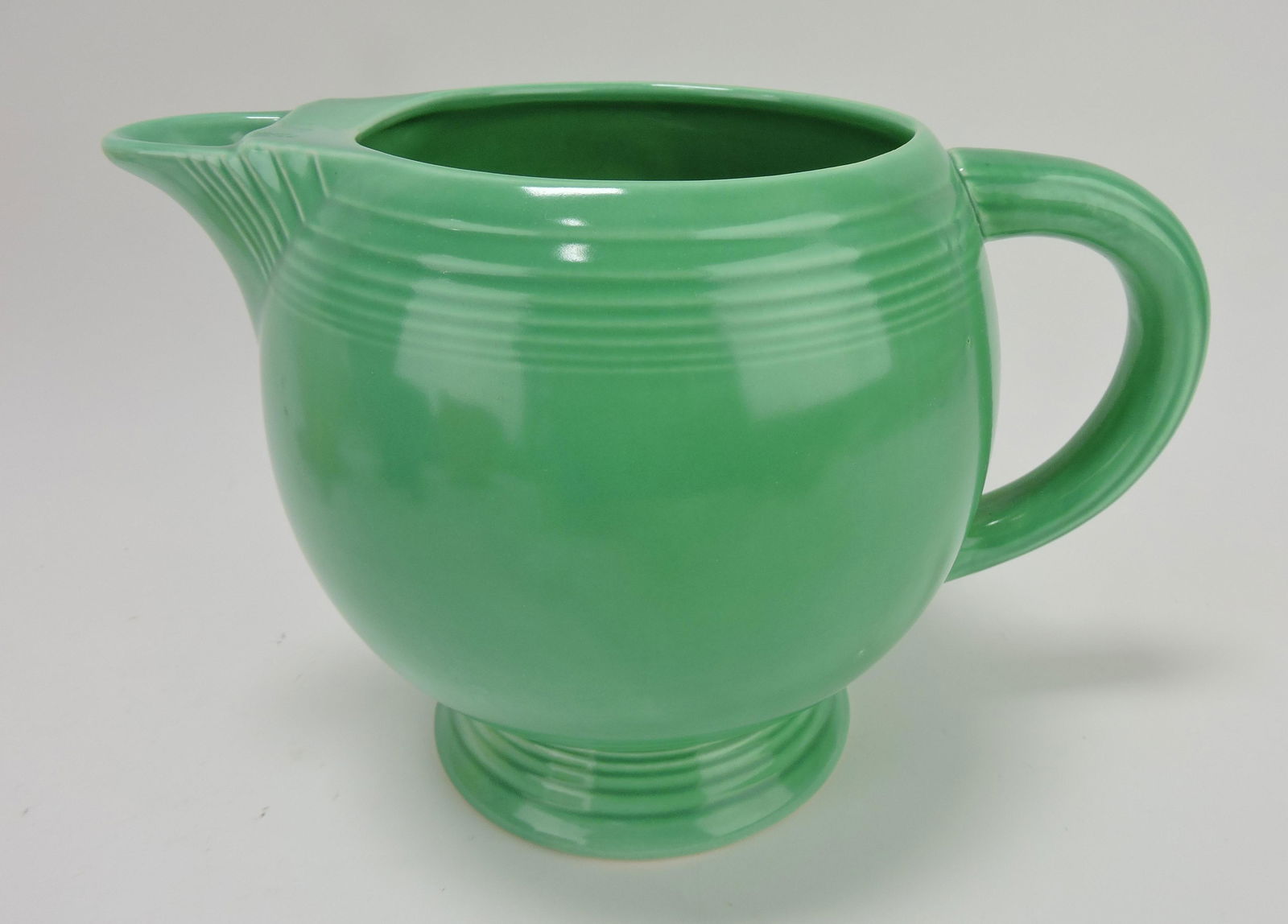 Fiesta ice lip pitcher, green (1 of 1)