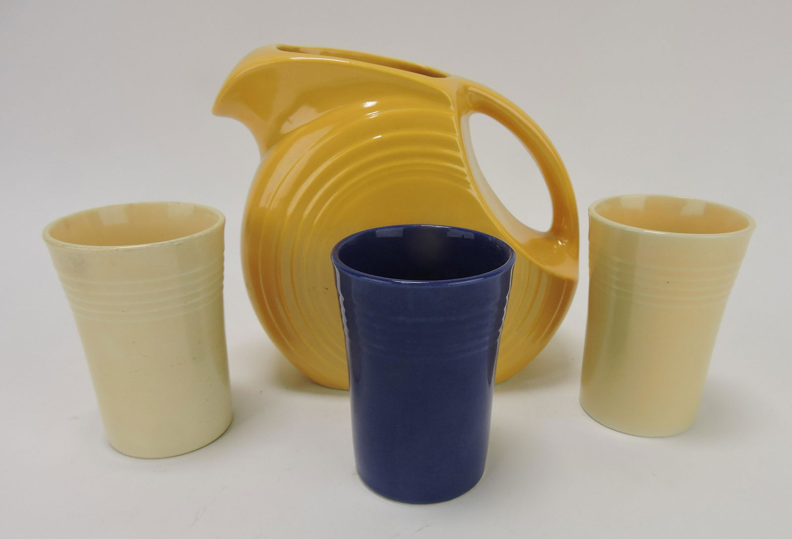 Fiesta disk juice pitcher, yellow, and (1 of 1)