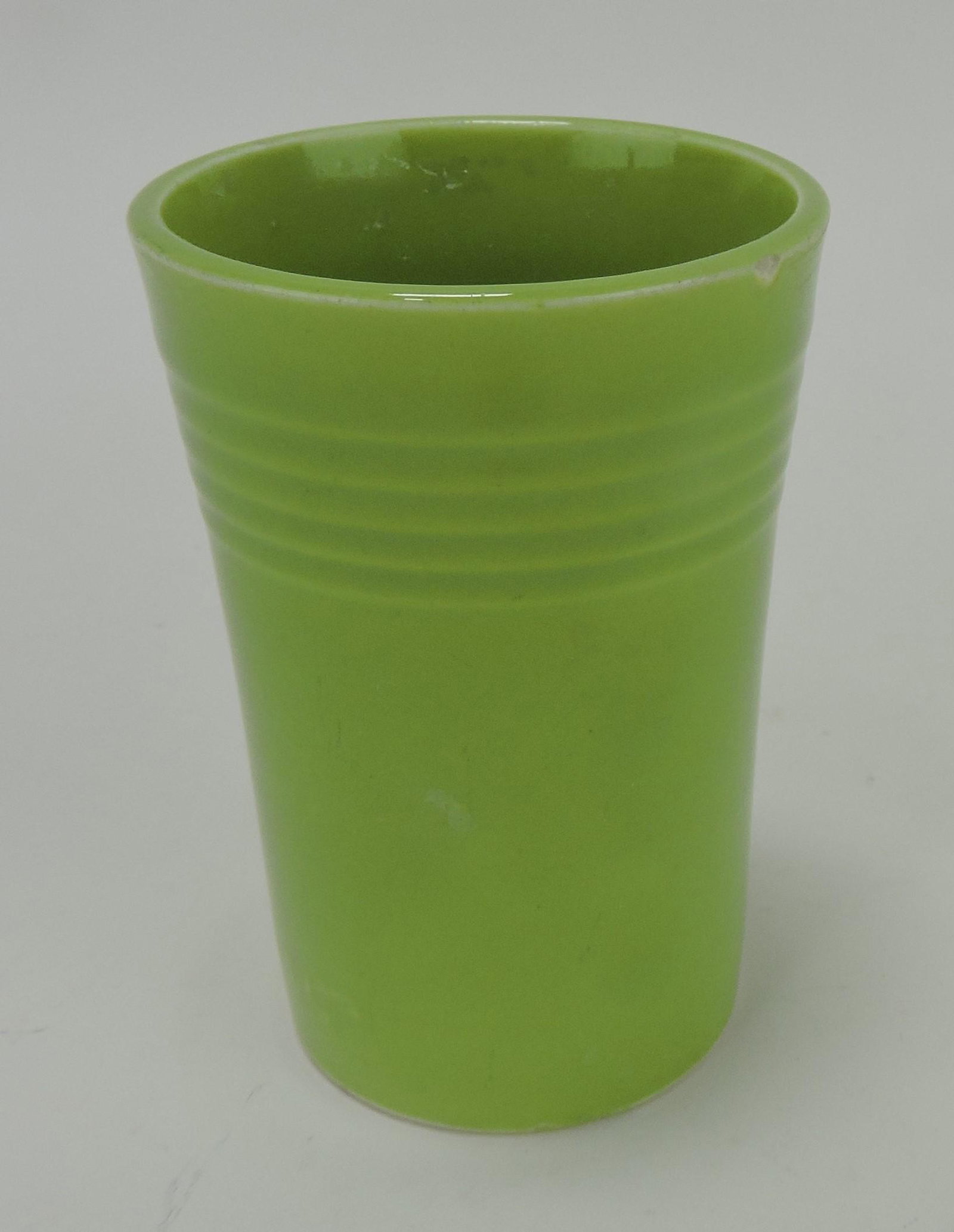 RARE Fiesta juice tumbler, chartreuse,: rim nick
